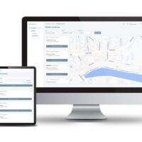 Smart City Software city monitor mit einer Ansicht für Parkplatzreservierungen.